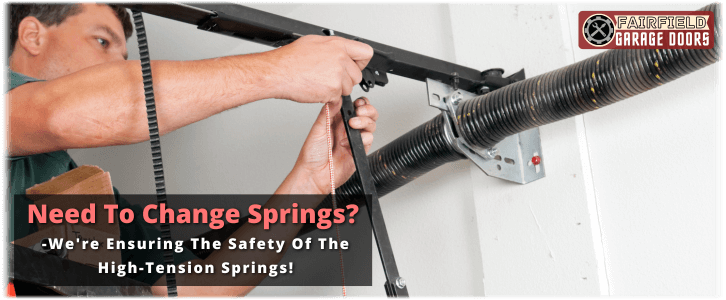 Broken Garage Door Spring Fairfield CT